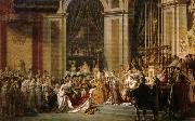 Jacques-Louis David Coronation of Napoleon painting